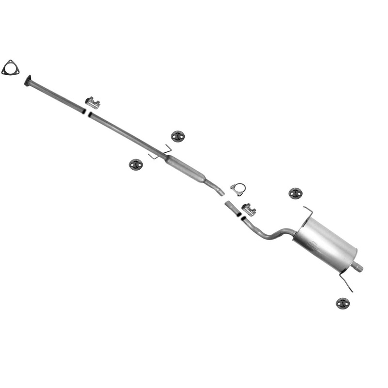 Resonator Extension Pipe Muffler Exhaust System for Honda Ridgeline 2006-2008