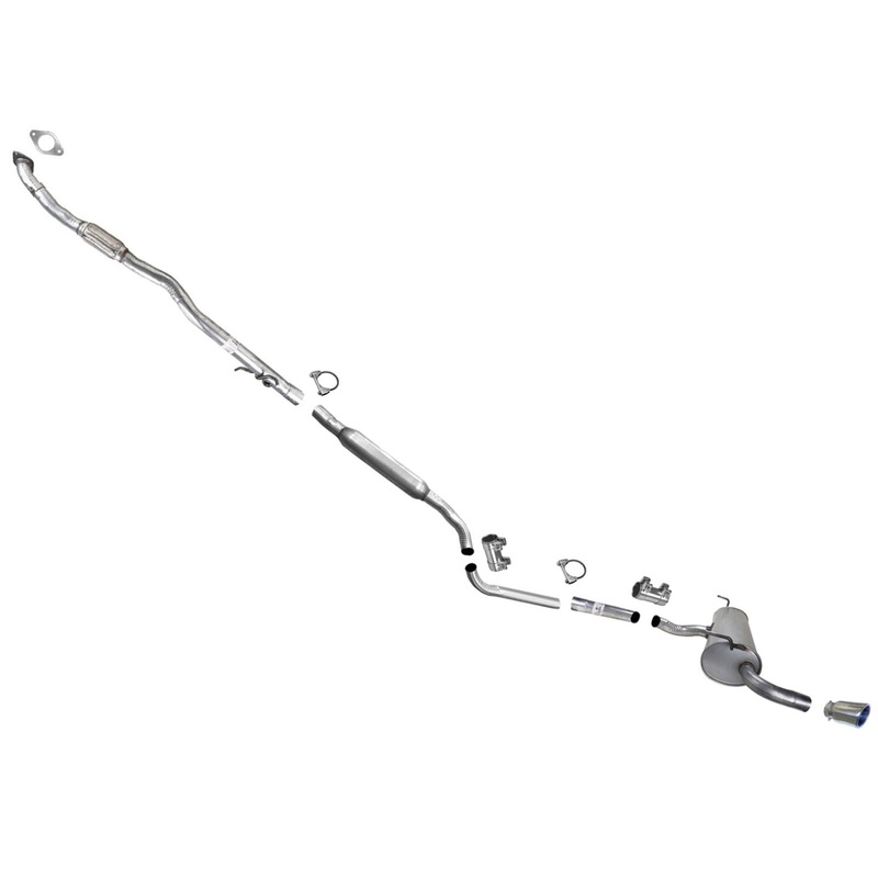 Resonator Extension Pipe Muffler for Jeep Cherokee 2.4L Front Wheel Drive 14-18