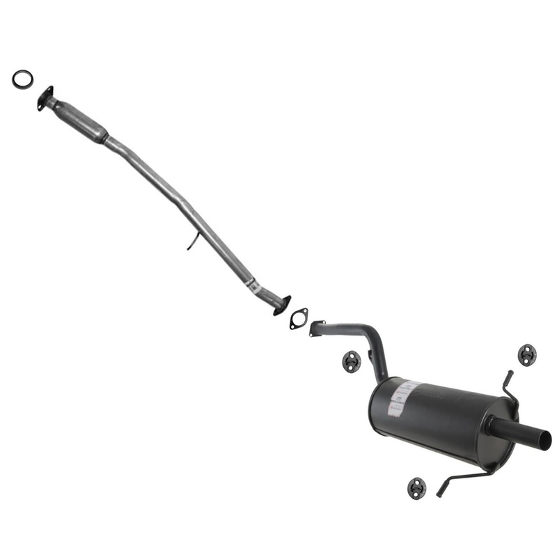 Resonator & Muffler Assembly Exhaust System for Subaru Forester 1999 2000 2002