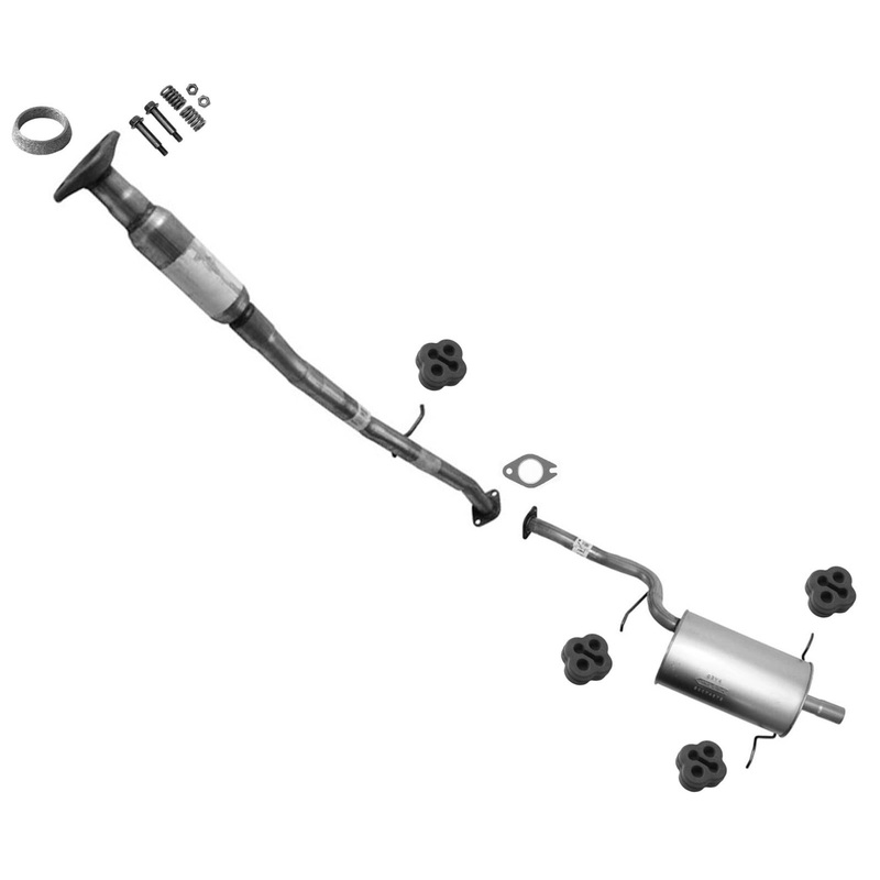 Resonator Muffler Exhaust Pipe System For Subaru Impreza 2.5L 1999-2001