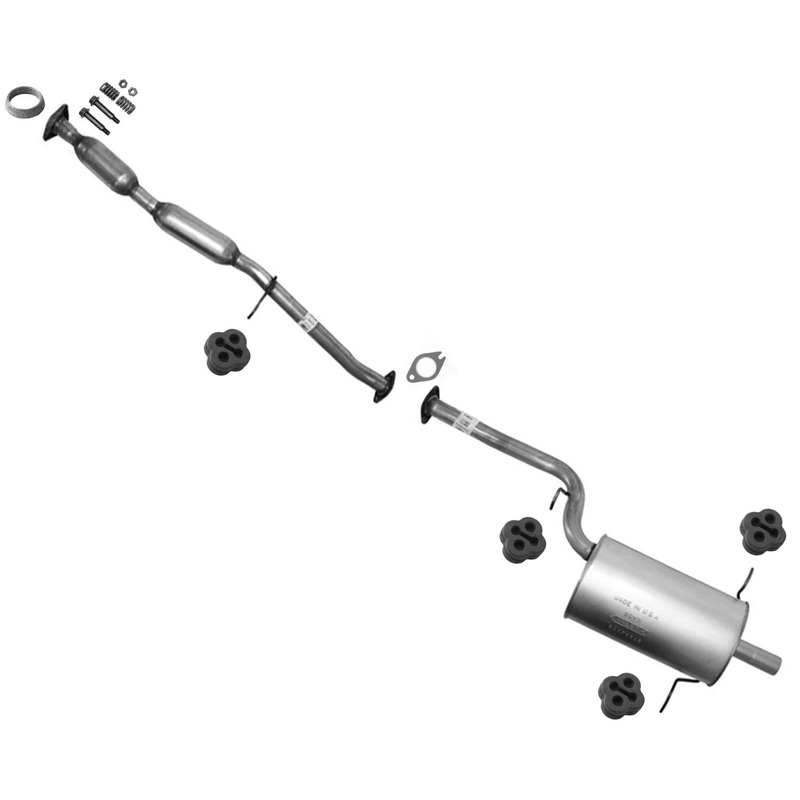 Resonator Muffler Exhaust Pipe System For Subaru Impreza Outback Wagon 02-2004