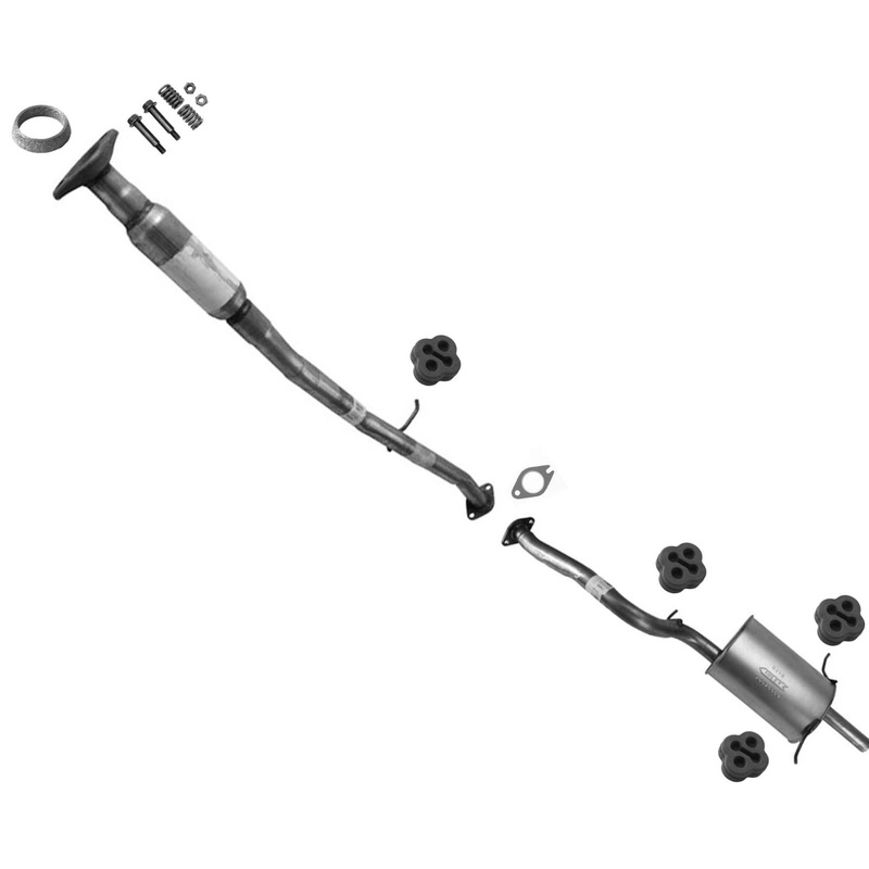 Resonator Muffler Exhaust Pipe System For Subaru Outback Wagon 2.2L 1997-1998