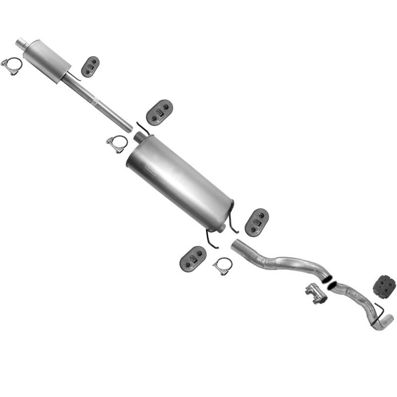 Resonator Muffler Exhaust Tail Pipe System For Ram 1500 5.7L Hemi 06-08 160.5