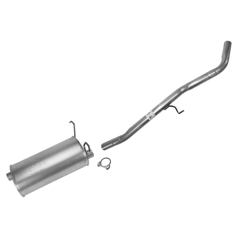 Weld on Rear Muffler + Rear Tail Pipe For Nissan Xterra 2003-2004 3.3L