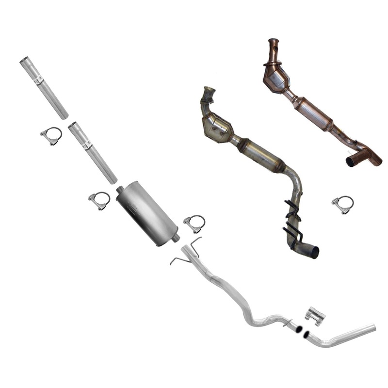 99-00 5.4L 4x4 F150 4R100 Trans D & P Side 2 Catalytic Converter CALL CUSTOMER
