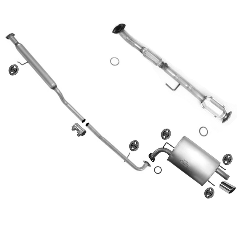 Catalytic Converter Muffler Exhaust System Kit for Toyota Camry 2.4L 2007-2010