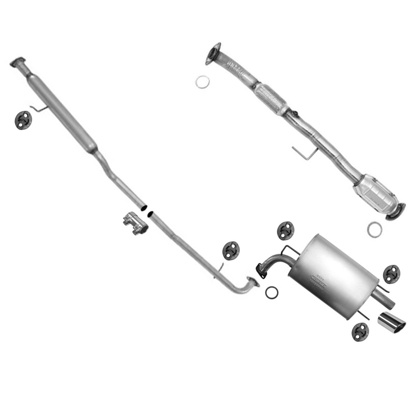 Catalytic Converter Muffler Exhaust System Kit for Toyota Camry 2.5L 2010 2011