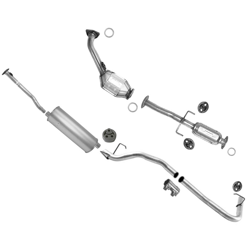 Catalytic Converter Muffler Tail Pipe for Toyota Tacoma 2.4 121" Wheelbase 01-04