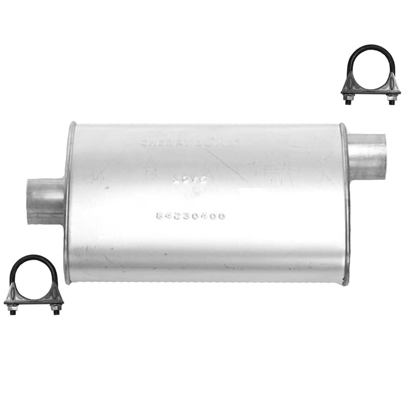 Cherry Bomb 16822CB Muffler 18 inch OAL, 14 in Body 2.25" Inlet  2.25" Outlet