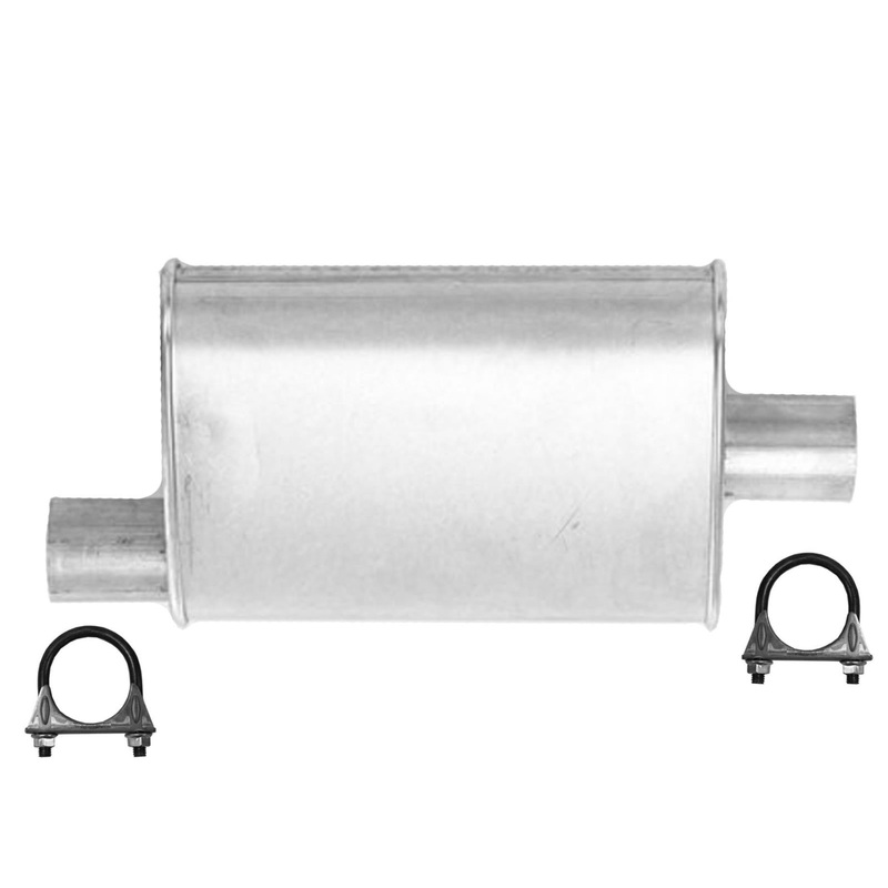 Cherry Bomb 16833CB Muffler 19 inch OAL, 14 in Body 3.0" Inlet 3.0" Outlet