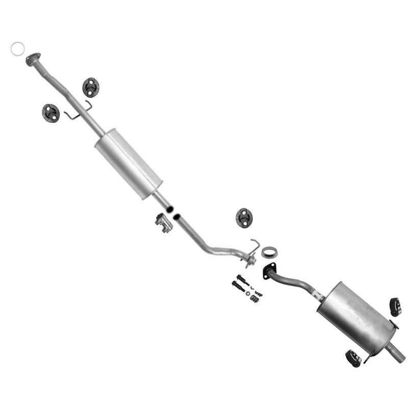 Exhaust Brand Middle Resonator & Muffler for Honda CR-V CRV 2007 2008 2009