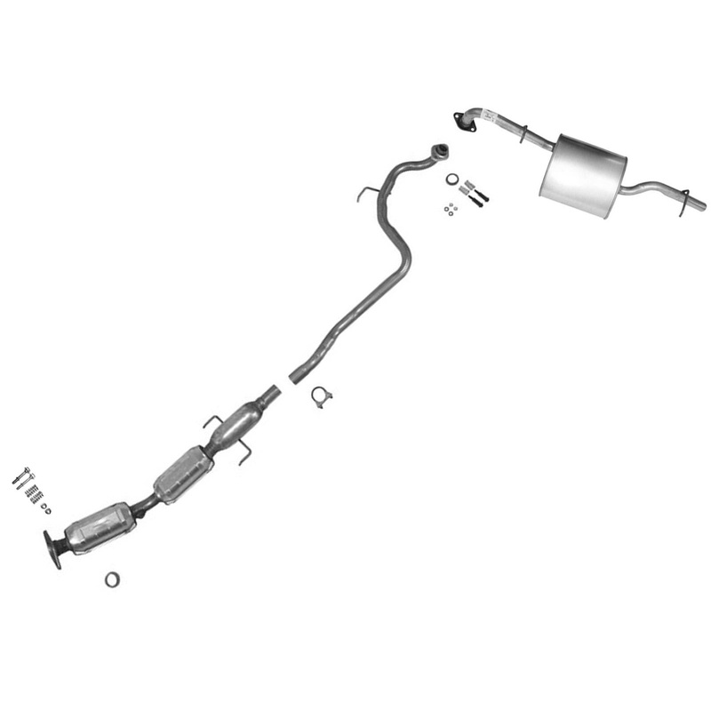 Exhaust System for Toyota Yaris 2007-2011 1.5L 4 Door Sedan