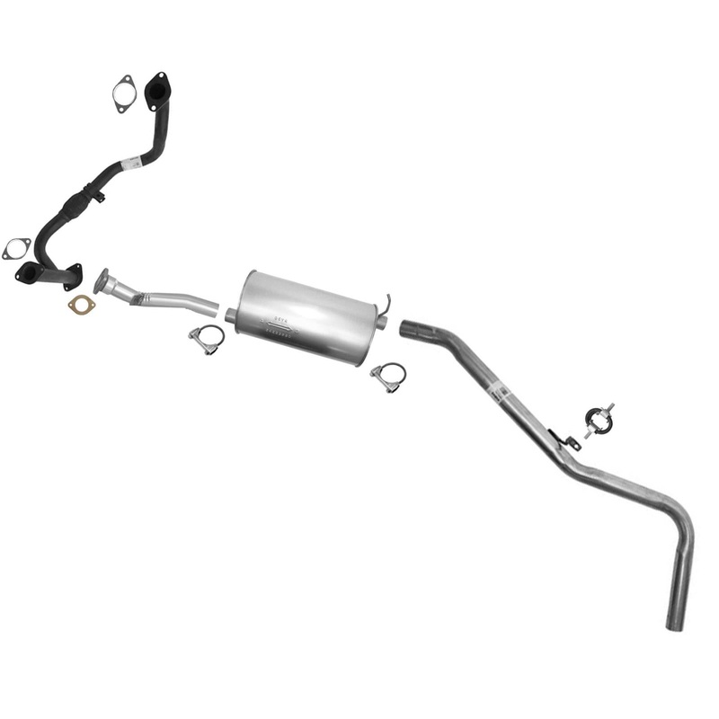 Exhaust System Pipe Muffler Made in USA for Nissan 00-02 Xterra 4X4 3.3L