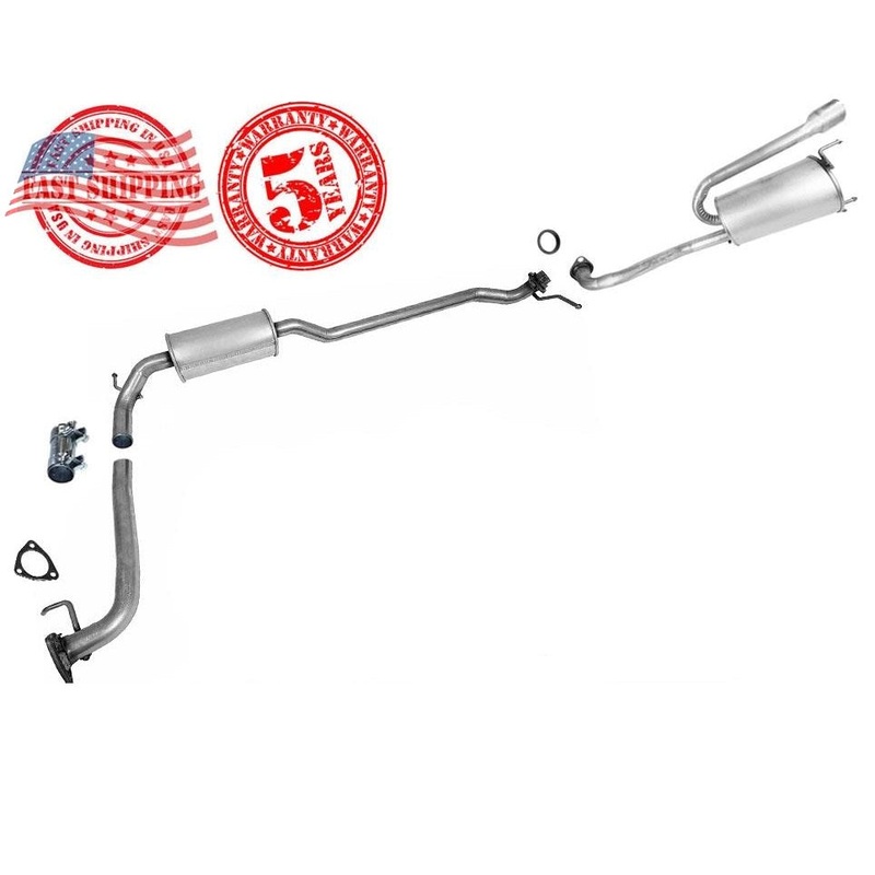 Fits 09-13 Honda FIT Base 1.5L Exhaust System Pipe & Muffler System Clamps