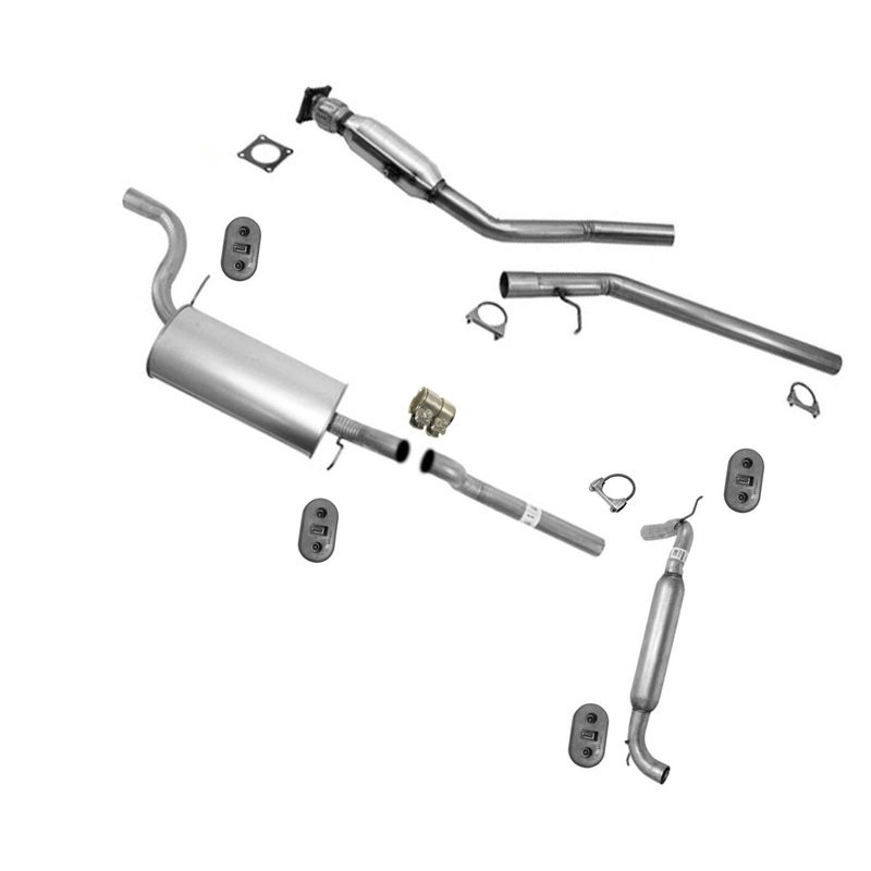 For 05-07 Town & Country W/ Stow N Go Exhaust System Catalytic Converter Muffler