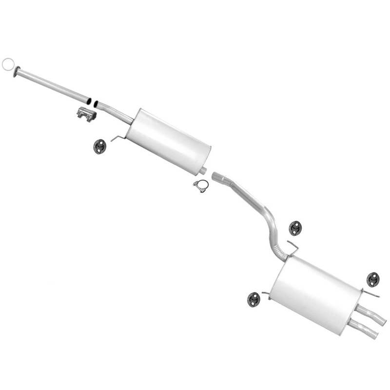 For 2003 2004 Honda Pilot 3.5L Exhaust System Muffler Resonator Tail Pipe