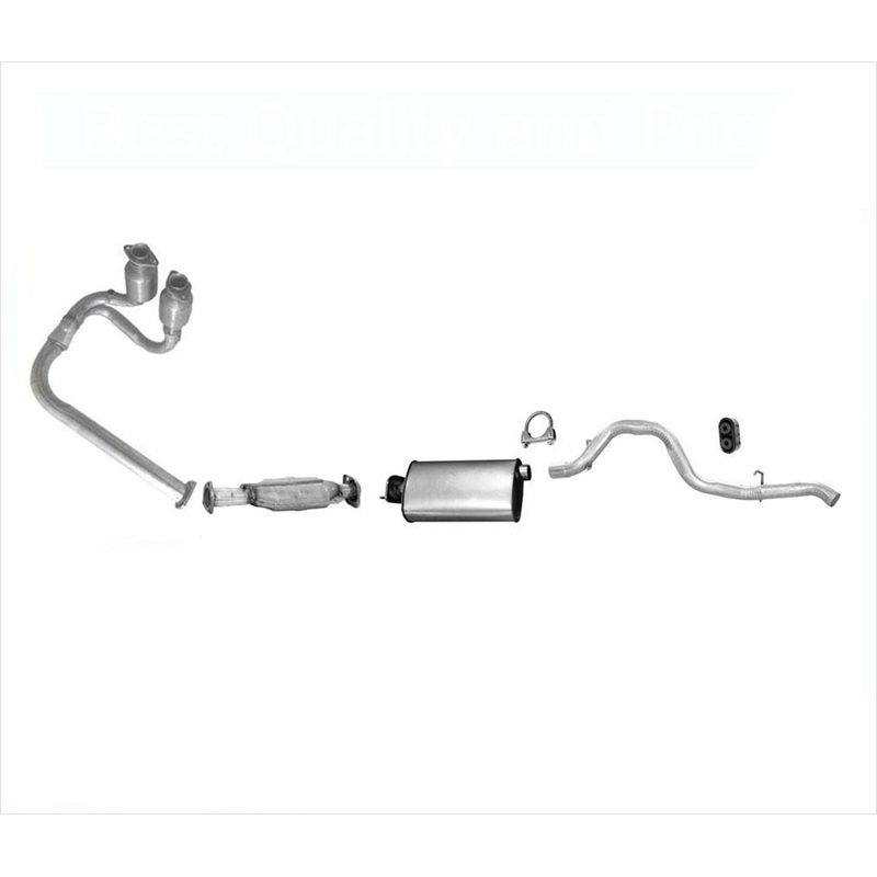For 2003 Jeep Wrangler 4.0L Y Pipe & 2 Catalytic Converter + converter + exhaust