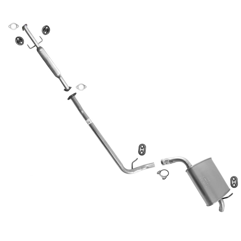 For 2009 2010 KIA Optima 2.4L Resonator Rear Muffler Tail Pipe Exhaust System