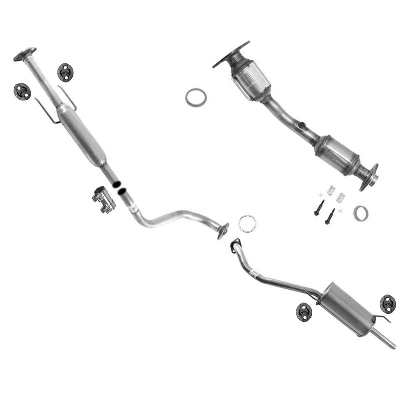 Front Catalytic Converter Resonator Muffler Pipe for 2012-2016 Nissan Versa 1.6