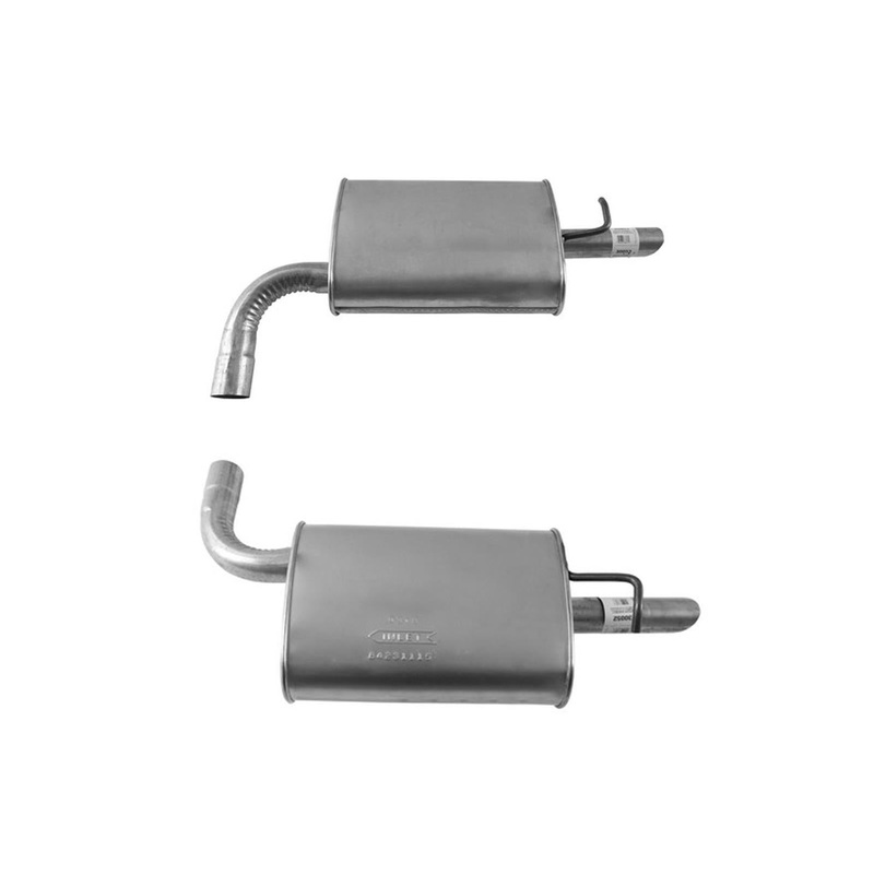 L&R Rear Mufflers Dual Pair For Ford Explorer 2011 2012 2013 2014 2015 2016 2017