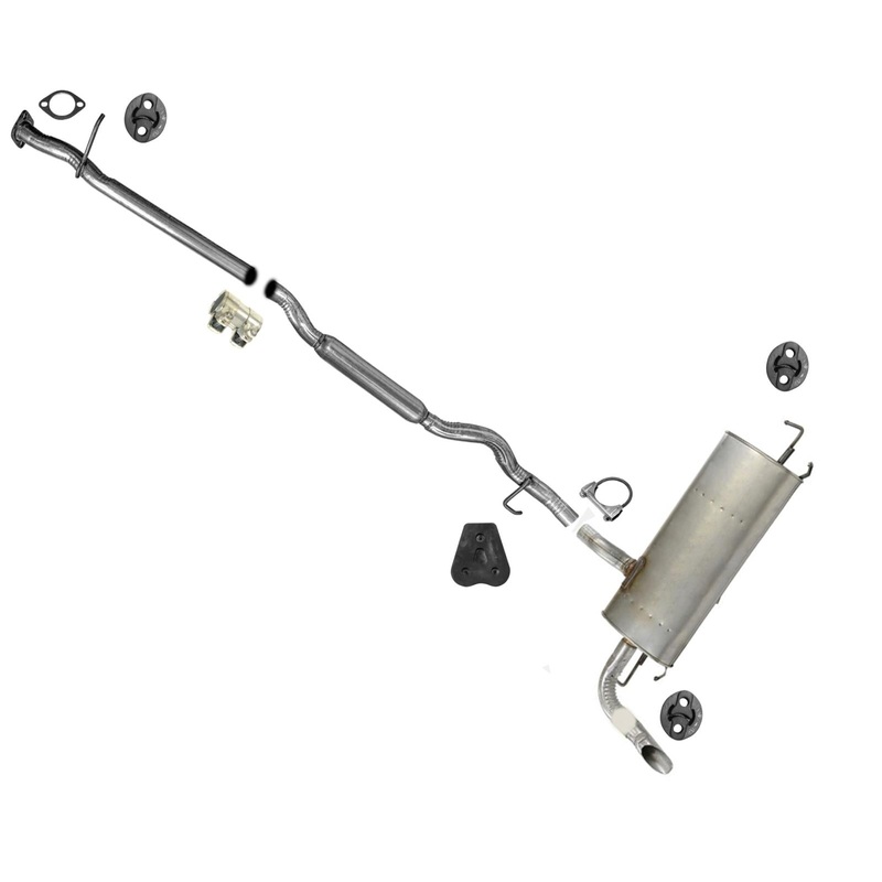 Made in USA Rear Muffler Exhaust Pipe System for 2014-2020 Nissan Rouge 2.5L