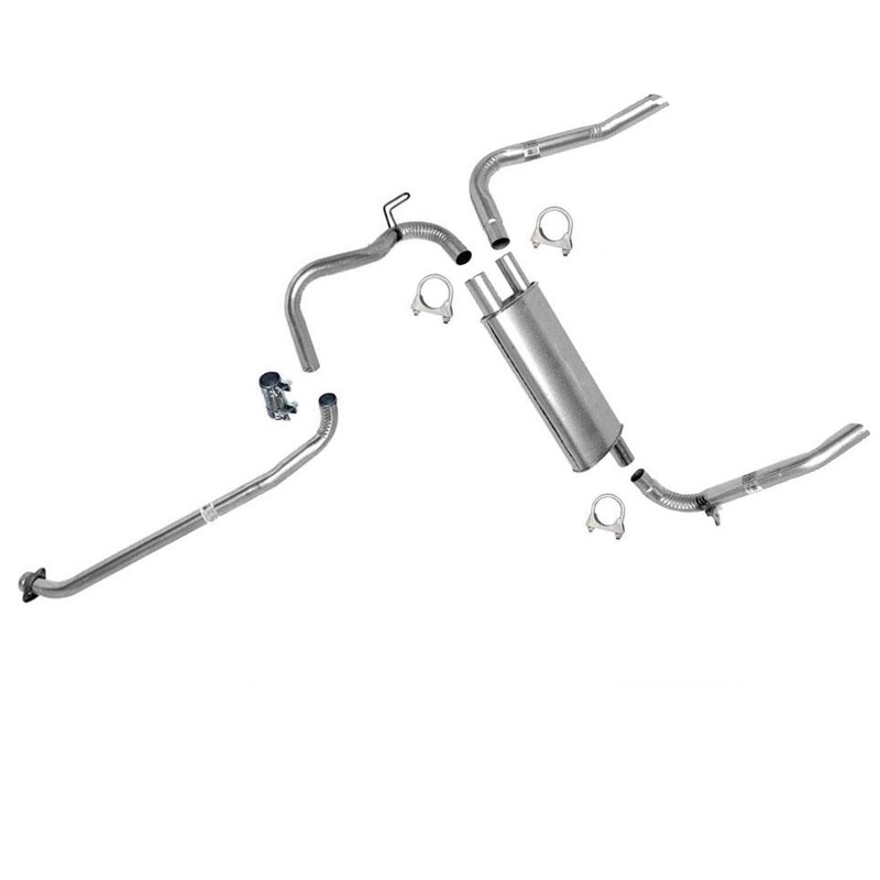 Muffler Dual Pipe Exhaust for Chevrolet Camaro 1983 1984 1992 V8 W/ Vin E or H