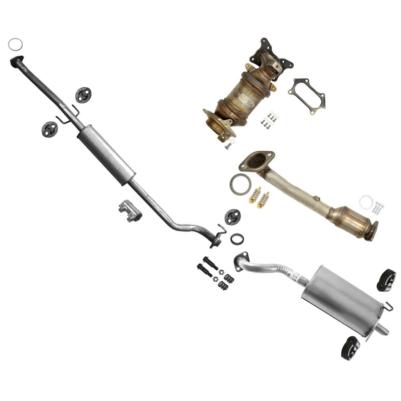 Rear Muffler Pipe Resonator Exhaust System for 2012 2013 2014 Honda CR-V CRV