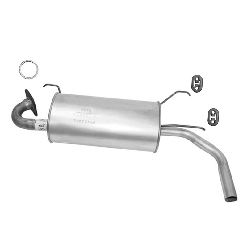 Rear Muffler with Gasket for Mazda Miata 1999 2000 2001 2002 2003 2004 2005