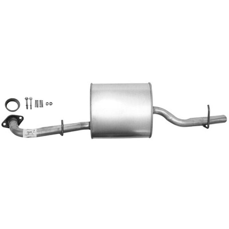 Rear Pipe and Muffler For Toyota Yaris 2007-2012 1.5L 4 Door Sedan Models