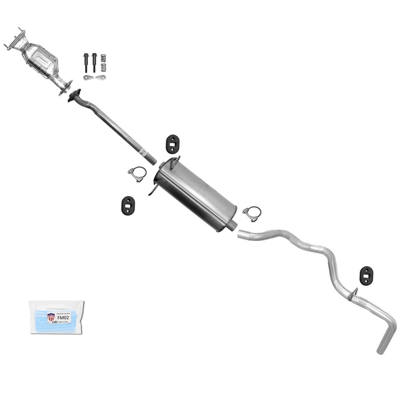 Rr Catalytic Converter Muffler Tail Pipe Fits 04-06 Ford Ranger V6 126 Wheelbase