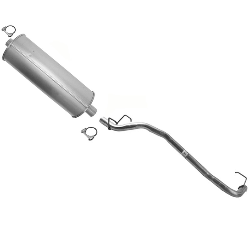 Weld On Muffler Tail Pipe for Toyota Tacoma 2.4L 1998-2004 with 121.9" Wheelbase