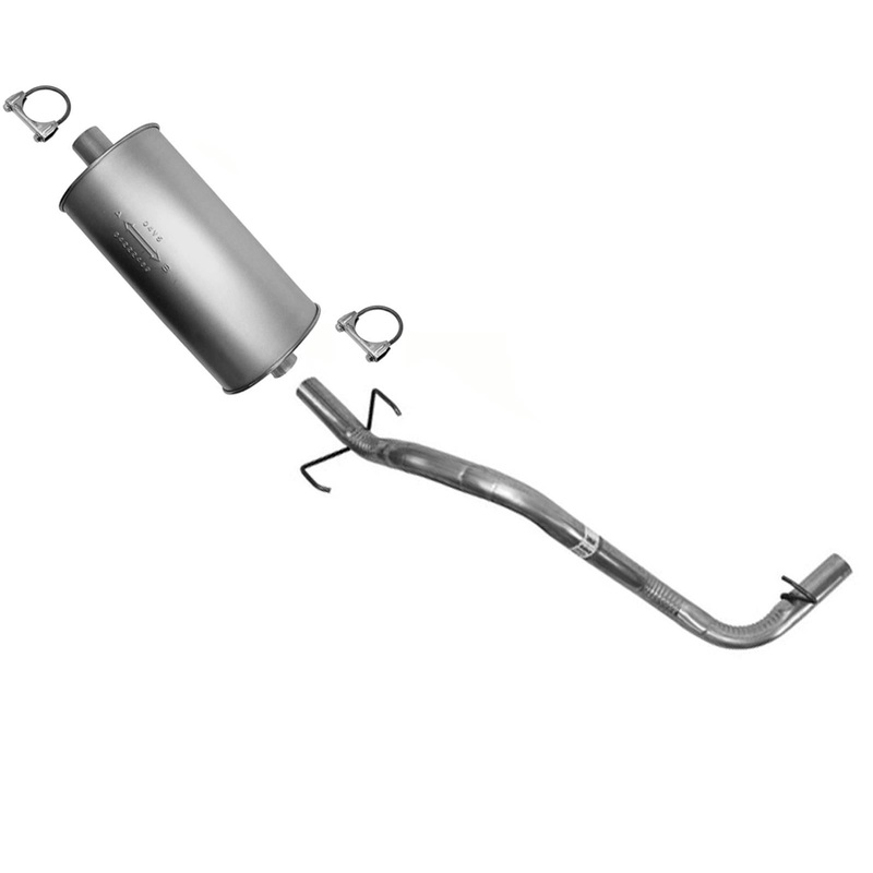 Weld On Muffler Tail Pipe For Toyota Tacoma 3.4L 1995-2004 with 121.9" Wheelbase