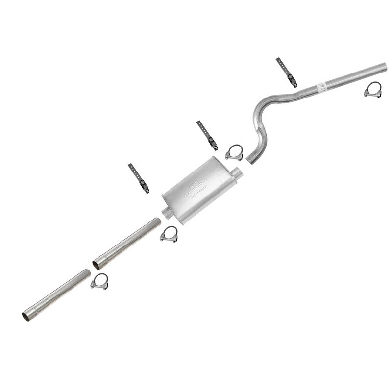 Weld On OE Style Rear Muffler Tail Pipe For Jeep CJ5 CJ7 1982 1983 1984 1986