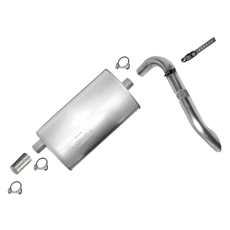 Weld On Rear Muffler Pipe Tail Pipe for Chevrolet Camaro Firebird 1993-1997 V6