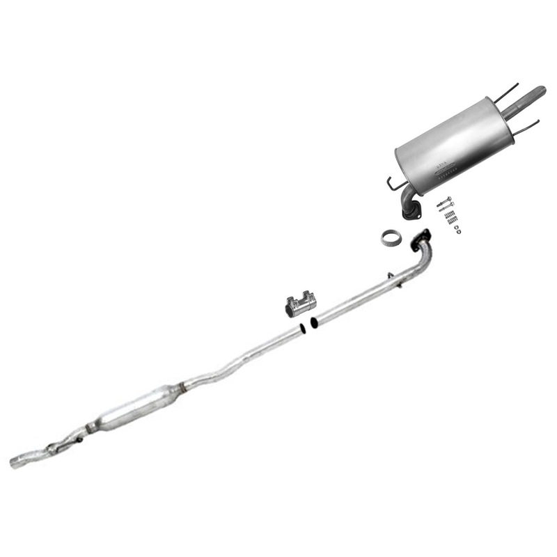 Weld On Resonator Extension Pipe Rear Muffler For Toyota Avalon 2000-2004