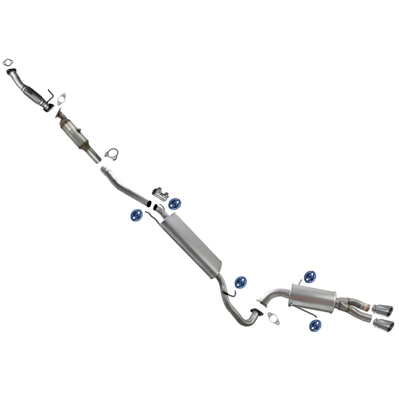 Catalytic Converter Muffler Resonator for Hyundai Santa Fe Sport 13-2016 2.0L