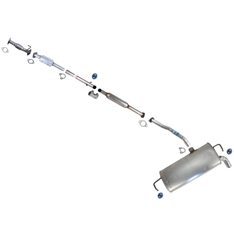 Catalytic Converter Resonator Exhaust System Muffler for KIA Sportage 14-16 2.4