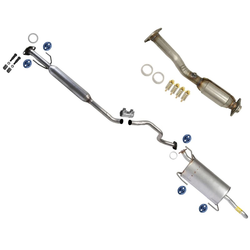 Converter Resonator & Muffler For Nissan Sentra 13-19 1.8L California Emissions