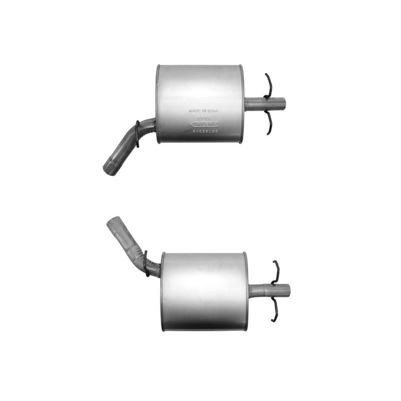 Dual Rear Left + Right Mufflers for Cadillac SRX 2004 2005 2006 2009 3.6L V6