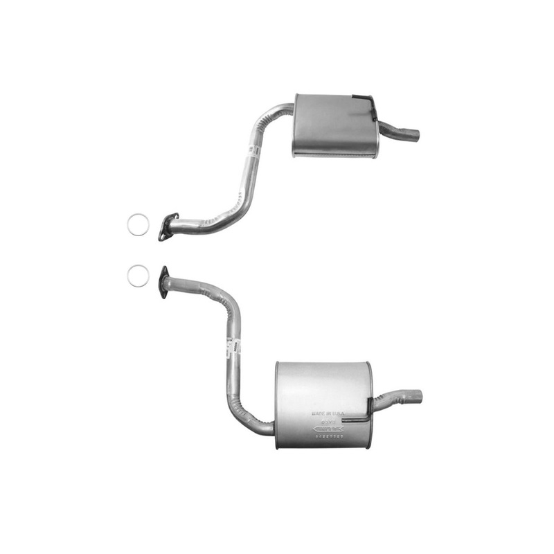 Dual Rear Mufflers For Nissan Maxima 09 2010 2011 2012 2013 2014 2015 2016 2017