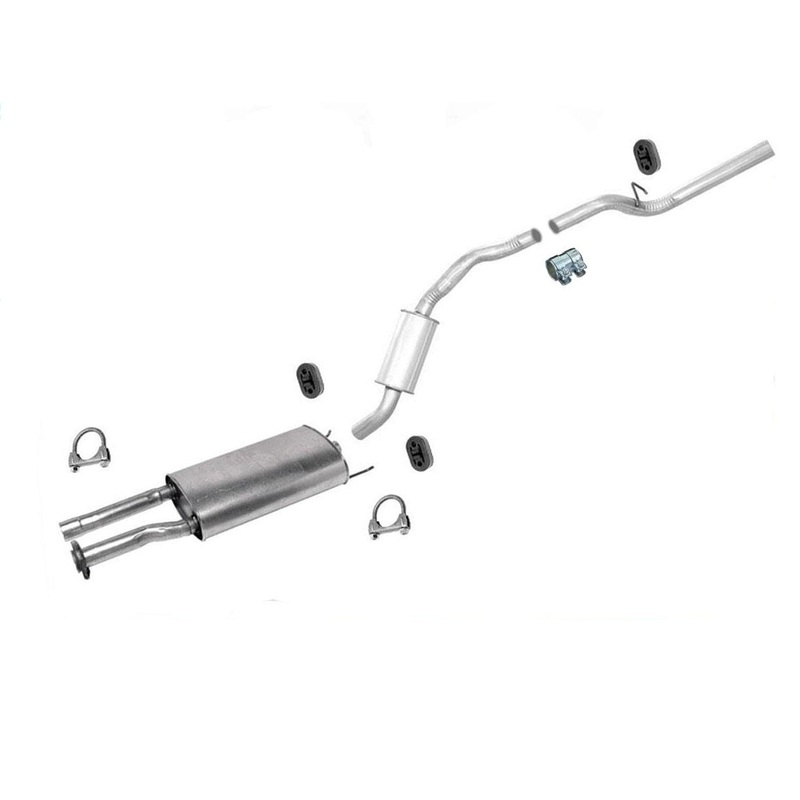 Exhaust Dual Inlet Muffler for Ford Explorer 97-11/08/99 Vin E 4.0L 4 DOORS