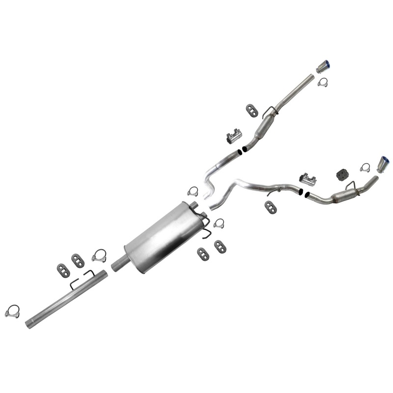 Exhaust for Ram 1500 2009-2018 5.7L with Factory Duals 149.5" Wheelbase