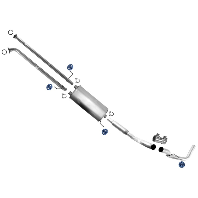 Exhaust Pipe Muffler for Toyota Tundra 2007 2008 2009 5.7L 164.6 Wheelbase