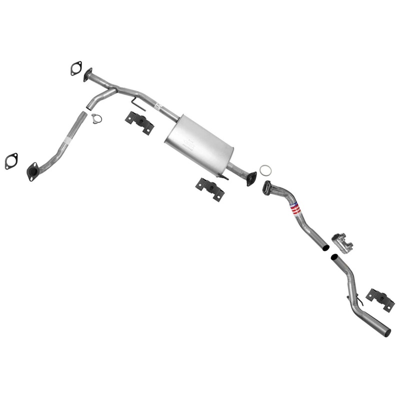 Exhaust System Muffler & Pipes For Nissan Pathfinder Armada 2004 2005 2006 5.6L