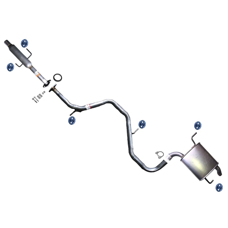 Exhaust System Pipe Resonator Muffler Tail Pipe for Toyota Corolla 2020-2022 1.8