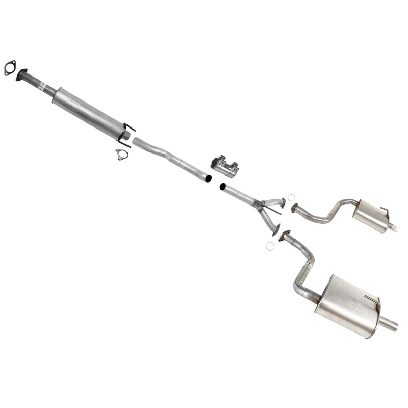 Extension Pipe Resonator Dual Mufflers Exhaust System For Nissan Maxima 18-2022