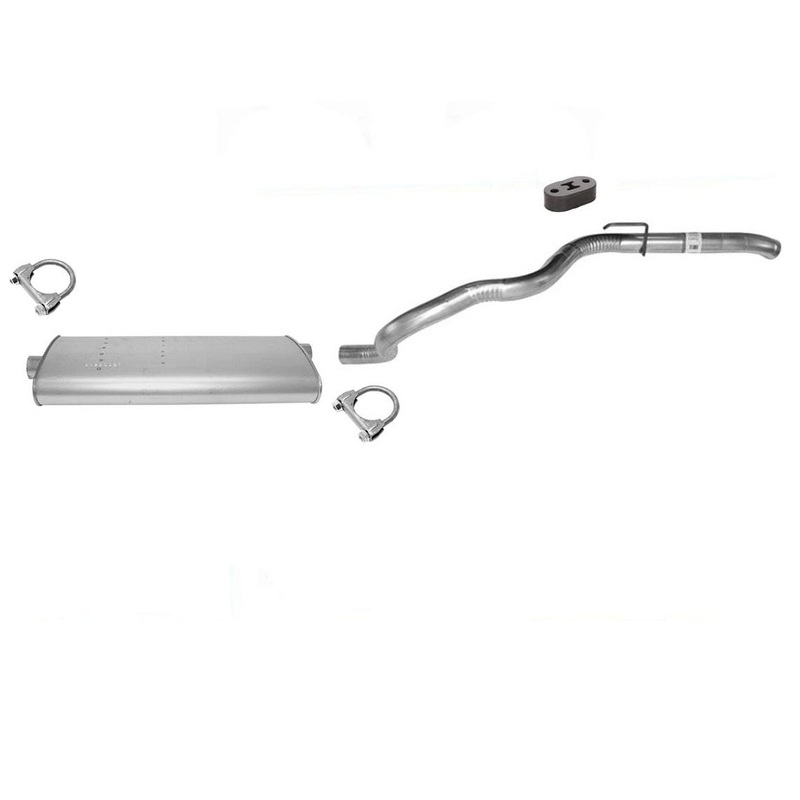 Fits 99-01 Jeep Grand Cherokee 4.0L Middle Muffler & Tail Pipe With Hanger