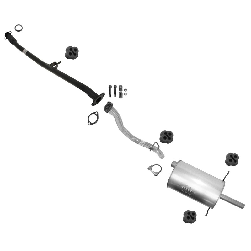 For Subaru Muffler Exhaust System for 1996 Subaru Legacy Outback AWD Wagon