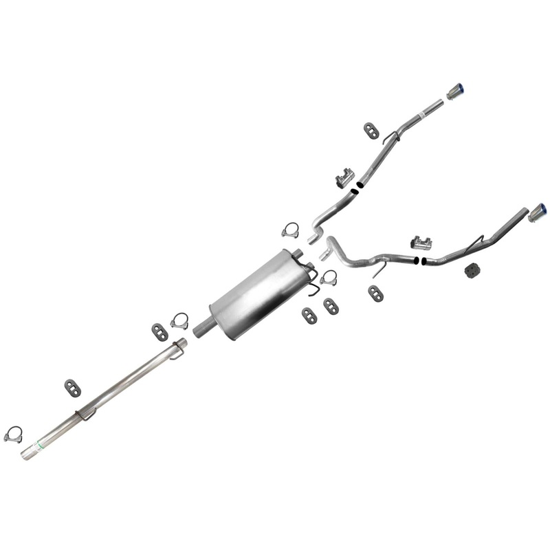 High Flow Dual Exhaust Fits Ram With Factory Duals For Ram 1500 2013-2016 5.7L