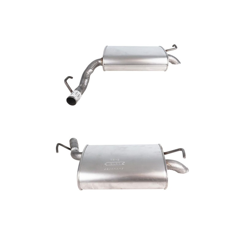 Left Right Dual Rear Mufflers For Ford Police Interceptor Utility 2013-2019 3.7L